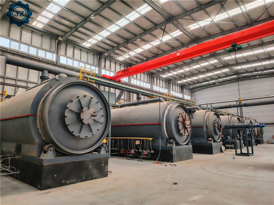 24 Hour Running Fully Continuous Waste Plastic Recycling To Fuel Oil Production Line