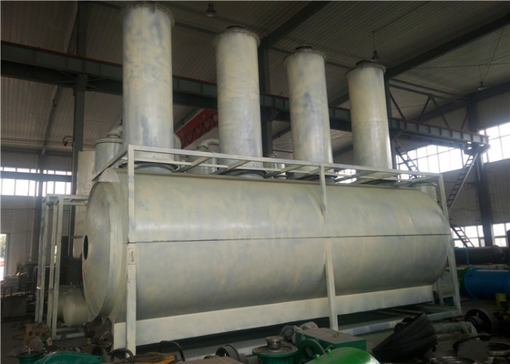 Environment friendly scrap tyre rubber to fuel oil pyrolysis plant Waste Tire Pyrolysis Recycling Plant