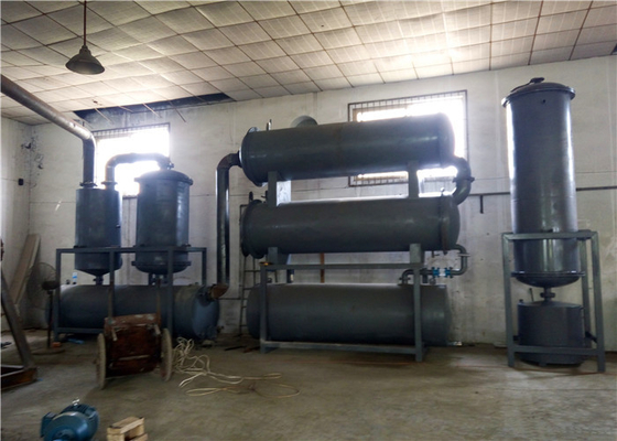 High Oil Yield Waste Tyre Rubber Pyrolysis To Diesel Fuel Oil Plant Waste Tire To Oil Plant