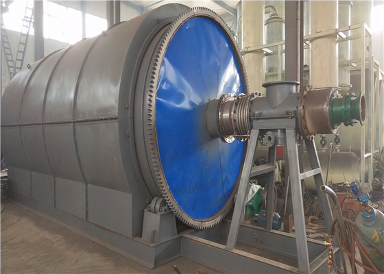 Waste Plastic Used Tyre Rubbers Pyrolysis to Fuel Oil Plant for Waste Recycling