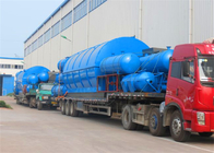 High Oil Yield Factory Price 10 Ton Per Day Waste Tyre Rubber Pyrolysis To Diesel Fuel Oil Plant