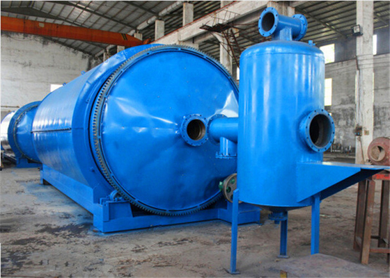 High Oil Yield Factory Price 10 Ton Per Day Waste Tyre Rubber Pyrolysis To Diesel Fuel Oil Plant