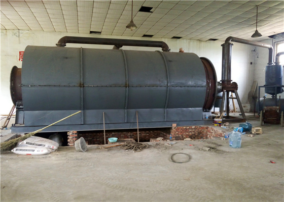 Environment friendly scrap tyre rubber to fuel oil pyrolysis plant Waste Tire Pyrolysis Recycling Plant