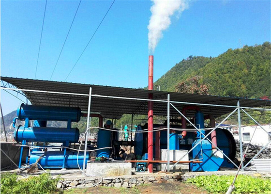 5ton 10ton 20ton 30ton Fully automatic continuous waste plastic tyre pyrolysis to oil plant