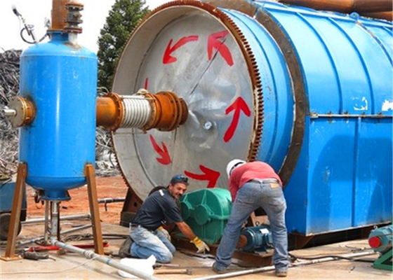 Solid Waste Recycling 5-20T/D Waste plastic tyre pyrolysis plant for fuel oil