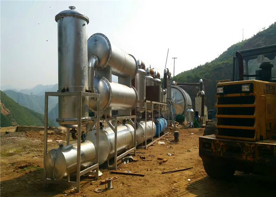 High Oil Yield Waste Tyre Rubber Pyrolysis To Diesel Fuel Oil Plant Waste Tire To Oil Plant