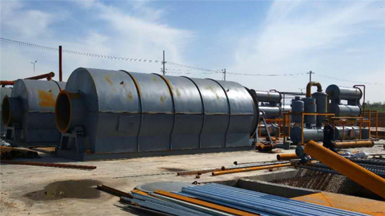 8ton High Efficient CE ISO Approved Waste Tyre Recycling To Fuel Oil Pyrolysis Plant