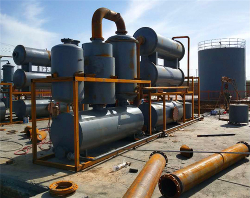 10 tons scrap tire rubber plastic waste to fuel oil pyrolysis plant Tire cracking machine