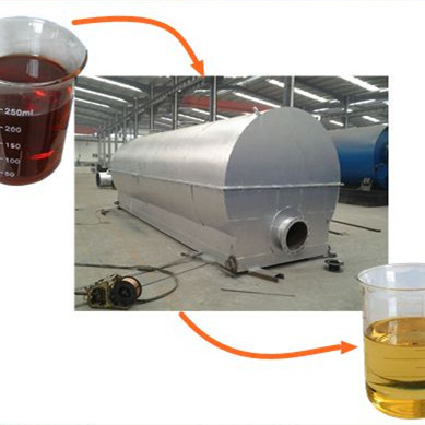 5ton 10ton 20ton Waste Tire Oil Refining Plant Distillation Machine