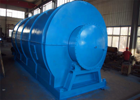 30T~50T Fully Continuous Waste Plastic Scrap Tyre Oil Distillation Pyrolysis Plant