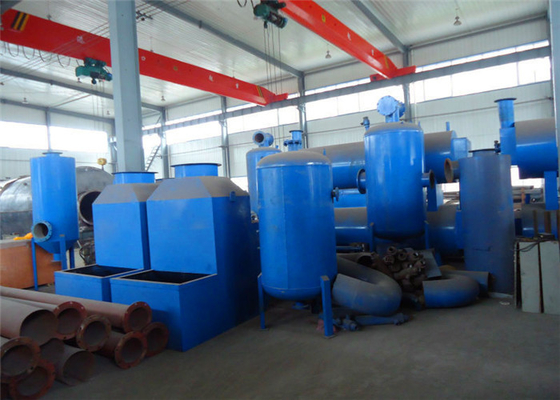 30T~50T Fully Continuous Waste Plastic Scrap Tyre Oil Distillation Pyrolysis Plant