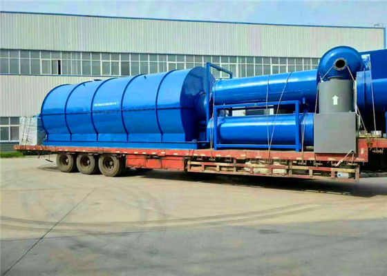 European Standard Continuous Waste Tyre Pyrolysis Plant For Making Fuel Oil