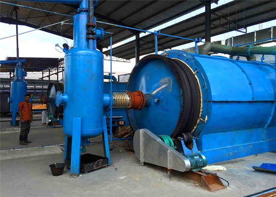 30 Ton Per Day Full Continuous Waste Rubber Tyre Pyrolysis Oil Plant