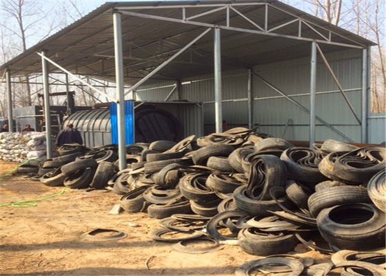 25T Automatic Fully Continuous Pyrolysis Machine Tire To Oil Plant For Sale