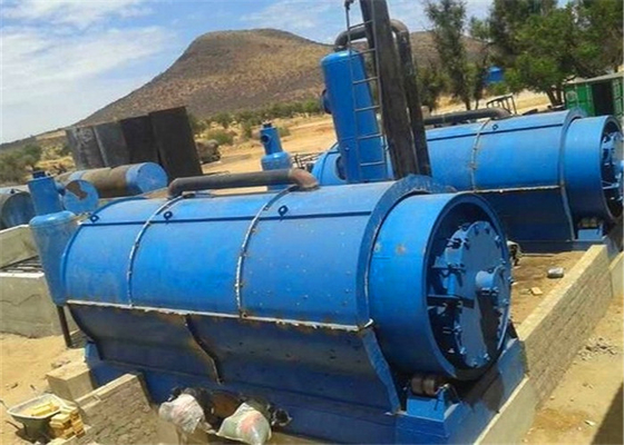30 ton Industrial Continuous Waste Tire & Plastic Waste To Energy Equipment