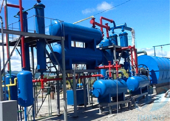 30 ton Industrial Continuous Waste Tire & Plastic Waste To Energy Equipment