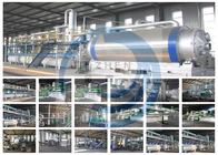 European Standard  Continuous Waste Tyre/Plastic Pyrolysis Plant To Fuel Oil