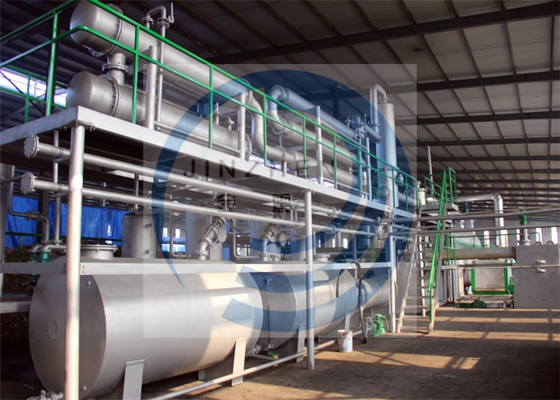 20 ton Continuous Scrap Tire Waste Plastic Recycling To Diesel Pyrolysis Plant