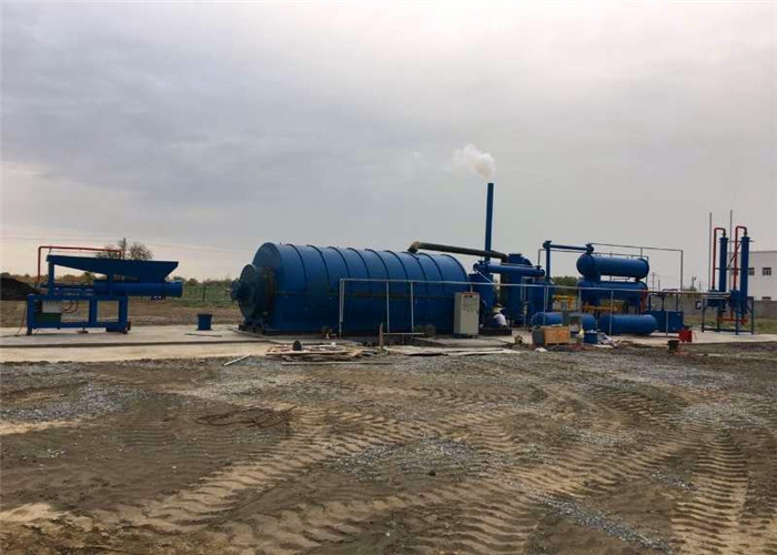 5ton 10ton 20ton 30ton Fully automatic continuous waste plastic tyre pyrolysis to oil plant