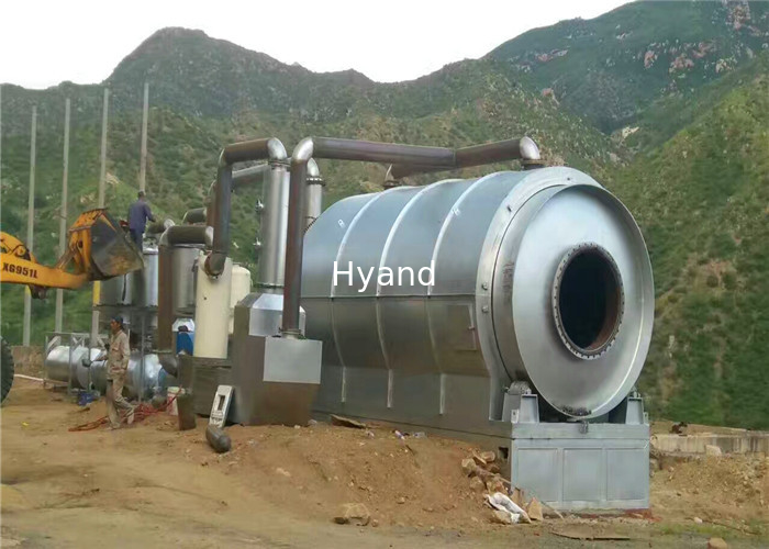 Industrial continuous used tyre pyrolysis machine Waste Tyre Pyrolysis Plant for making fuel oil