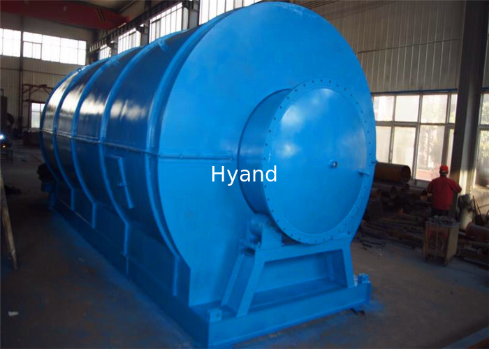 30T~50T Fully Continuous Waste Plastic Scrap Tyre Oil Distillation Pyrolysis Plant