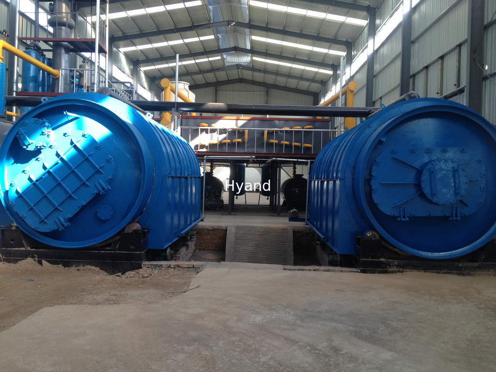 25T Automatic Fully Continuous Pyrolysis Machine Tire To Oil Plant For Sale